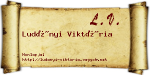 Ludányi Viktória névjegykártya