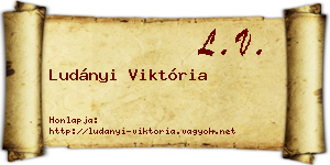 Ludányi Viktória névjegykártya